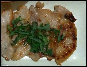 豚肉ヒレ肉の味噌焼き